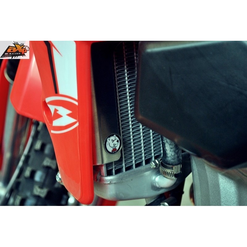 Protectores de radiador aluminio rojo AXP Beta AX1357