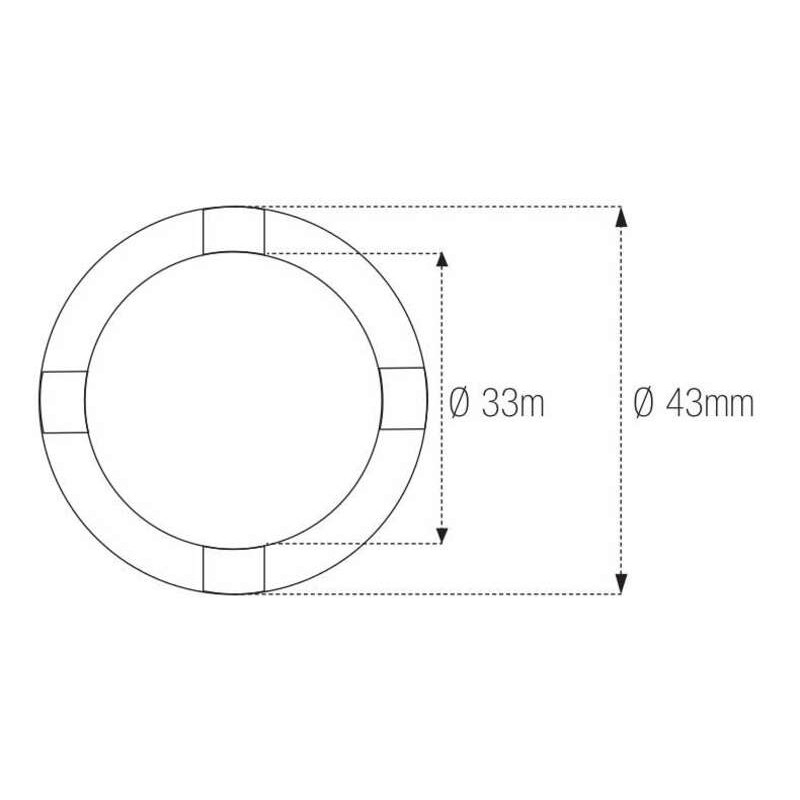 Vaso almenado cilíndrica con muescas MOTION PRO Suzuki