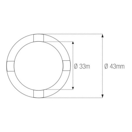 Vaso almenado cilíndrica con muescas MOTION PRO Suzuki