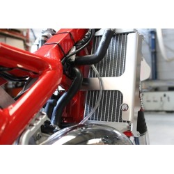 Protector de radiador AXP aluminio rojo Beta RR125