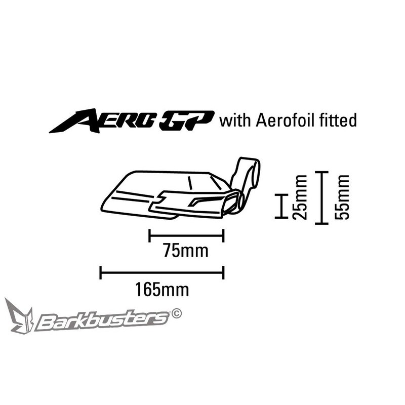 Kit protectores de maneta Barkbusters AERO GP