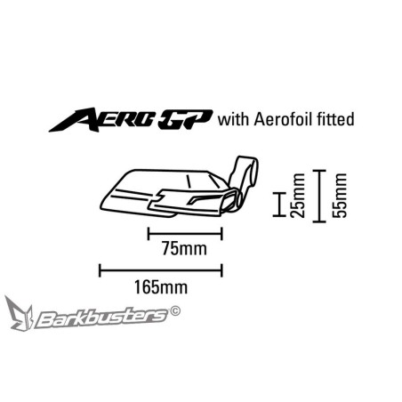 Kit protectores de maneta Barkbusters AERO GP