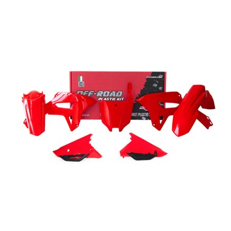 Kit de plástica RACETECH (6 piezas) - Rojo