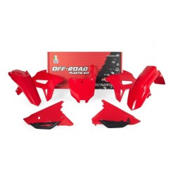 Kit de plástica RACETECH (6 piezas) - Rojo
