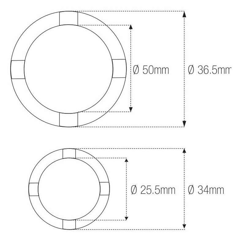 Vaso almenado cilíndrica con muescas MOTION PRO Suzuki