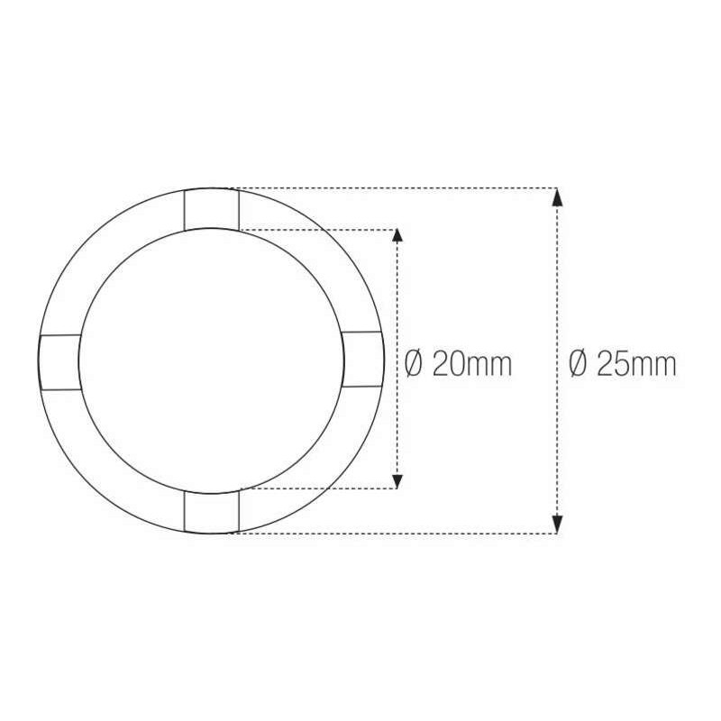 Vaso almenado cilíndrica con muescas MOTION PRO Honda