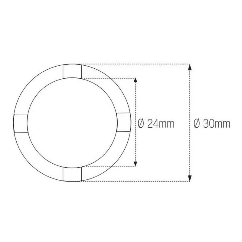 Vaso almenado cilíndrica con muescas MOTION PRO Honda