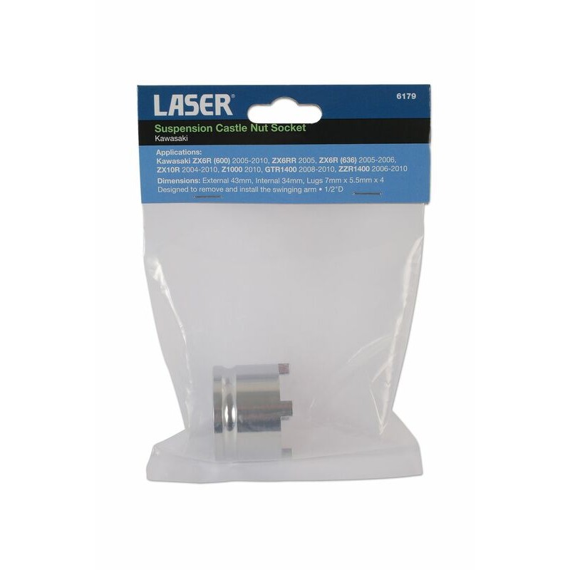 Vaso para tuerca de basculante - Kawasaki