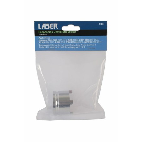 Vaso para tuerca de basculante - Kawasaki