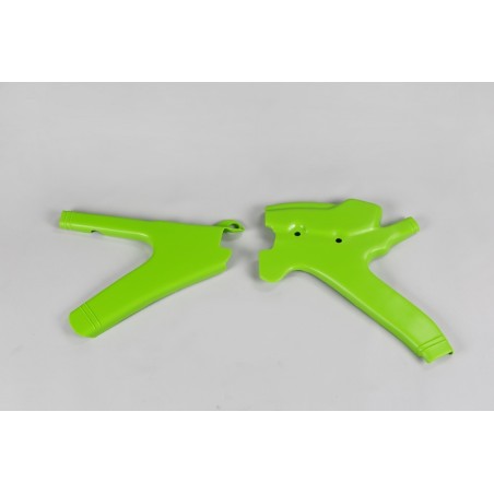Protector de chasis UFO Kawasaki verde KA02753-026