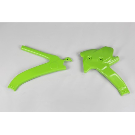 Protector de chasis UFO Kawasaki verde KA02772-026