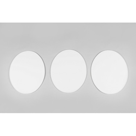 Portanúmeros universal UFO 3 uds- (desde 1970) blanco ME08049-W