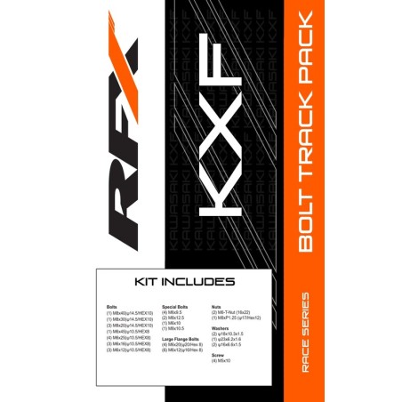 Kit de tornillería Track Pack RFX Race Series