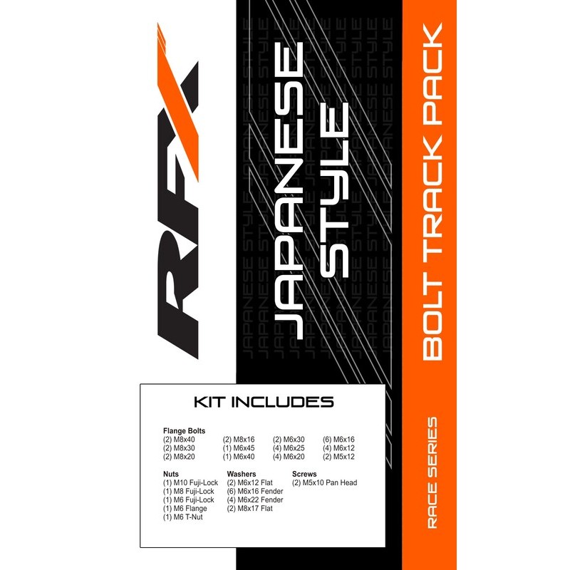Kit de tornillería Track Pack RFX Race Series
