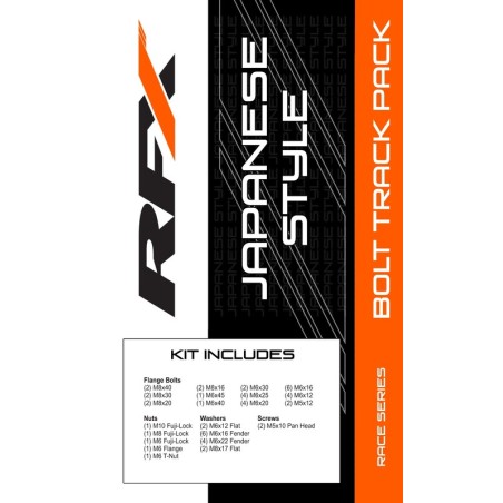 Kit de tornillería Track Pack RFX Race Series