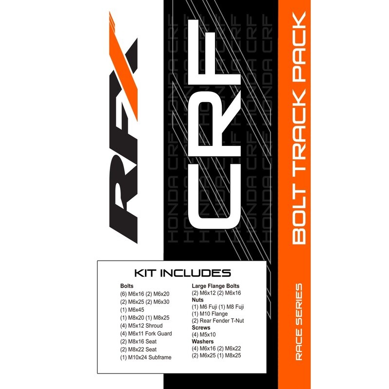Kit de tornillería Track Pack RFX Race Series