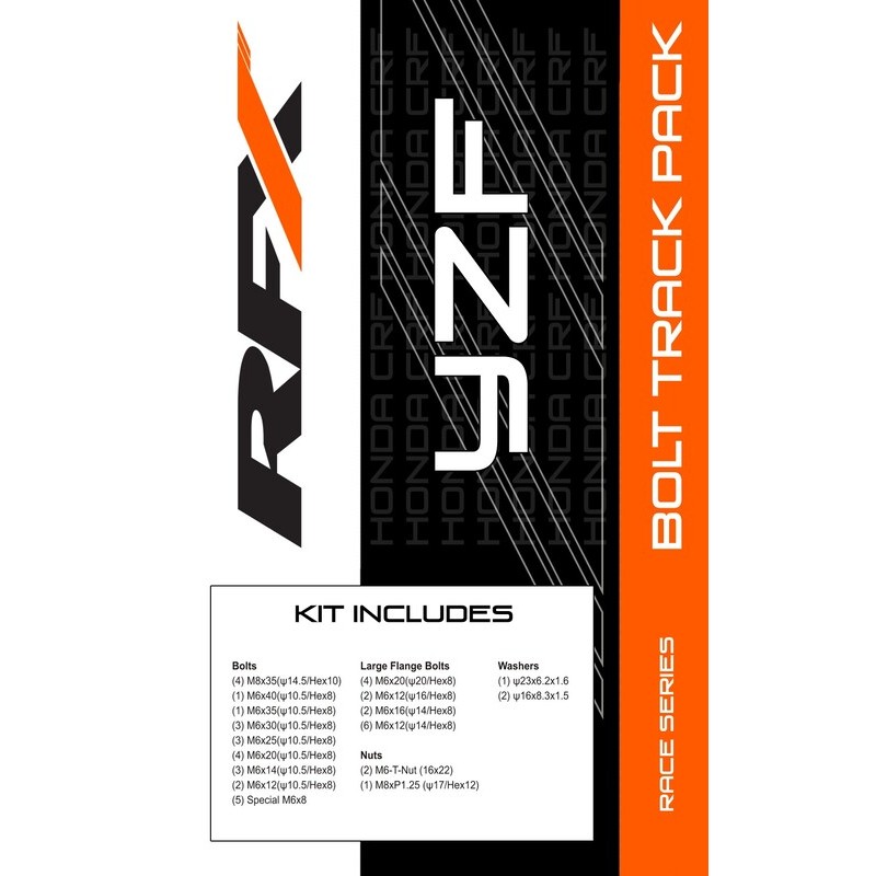 Kit de tornillería Track Pack RFX Race Series