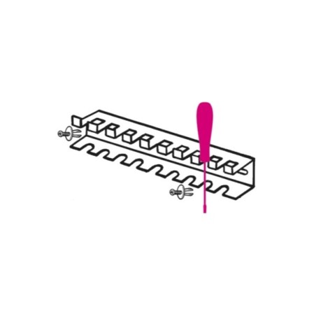 Soporte para destornilladores BETA en chapa - S1203/8