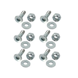 Kit de tornillería para corona RFX Race M8x30mm - 6 Unidades