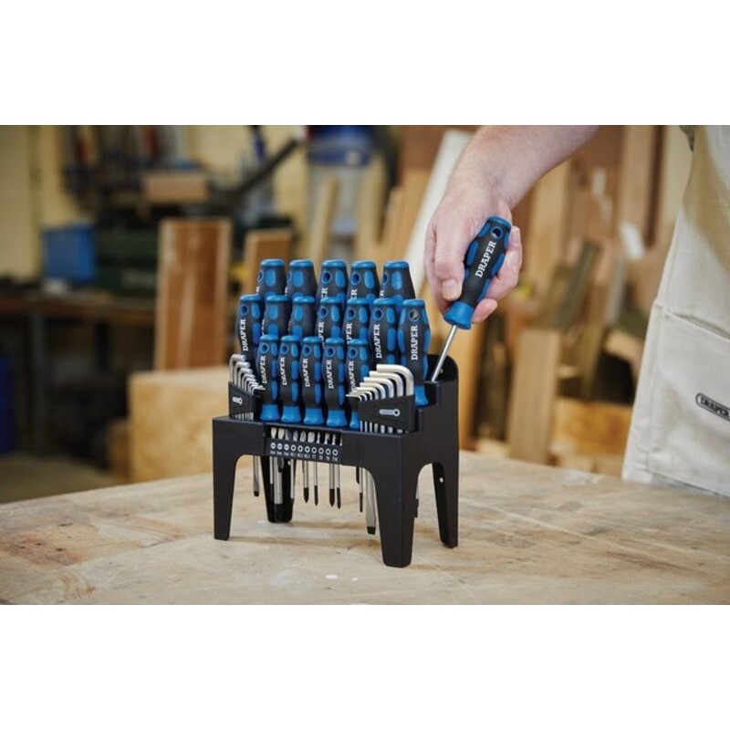 Juego de destornilladores, llaves y puntas DRAPER - 44 piezas