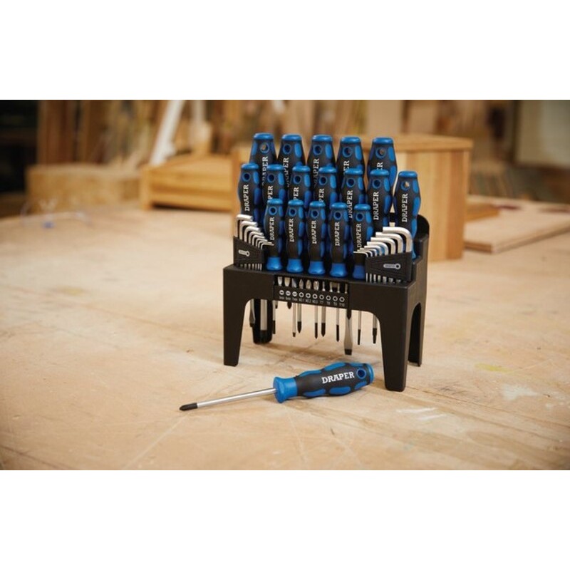 Juego de destornilladores, llaves y puntas DRAPER - 44 piezas