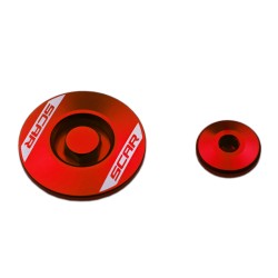 Tapones de motor SCAR - Rojo