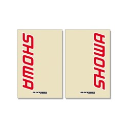 Adhesivo de horquilla Blackbird Crystal trasparente Showa 2 Pcs 5045S