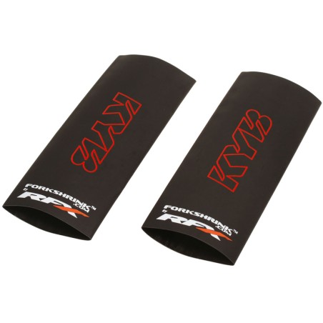 Protector de horquilla superior RFX Race Series Forkshrink con logo KYB - Rojo
