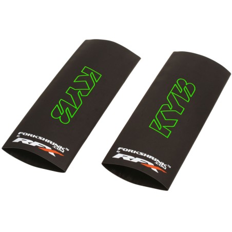 Protector de horquilla superior RFX Race Series Forkshrink con logo KYB - Verde