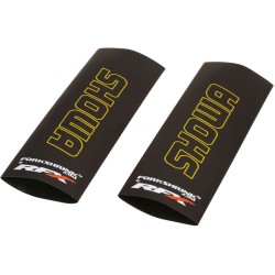 Protector de horquilla superior RFX Race Series Forkshrink con logo Showa - Amarillo
