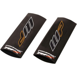 Protector de horquilla superior RFX Race Series Forkshrink con logo WP - Blanco / Naranja