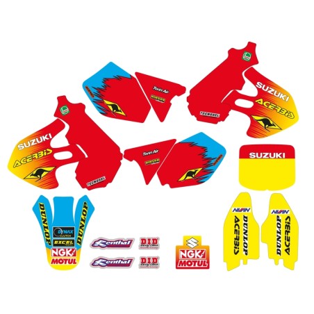 Kit adhesivos completo TECNOSEL Team Suzuki 1999