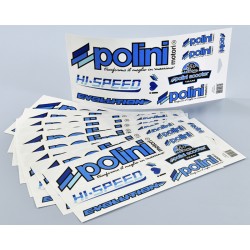 Juego de adhesivos POLINI Blue Line
