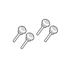 Recambio topes de goma para parrilla SHAD 