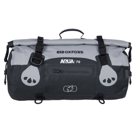 Bolsa colín (petate) OXFORD Aqua T-70 negro/gris