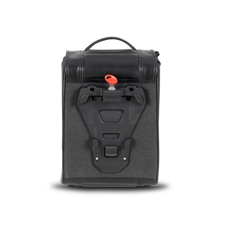 Alforja lateral SHAD SR38 estilo Cafe Racer - Negro