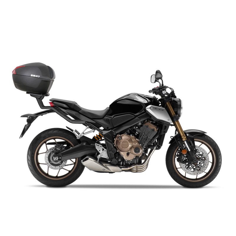 Baúl SHAD SH47 con catadióptrico rojo