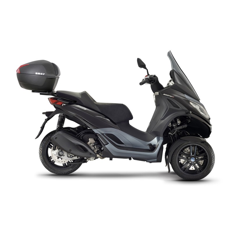 Baúl SHAD SH47 con catadióptrico rojo