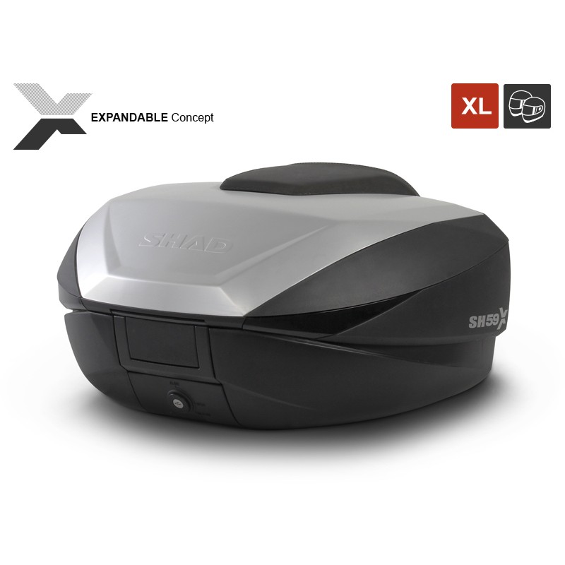 Baúl SHAD SH59X premium expandible aluminio