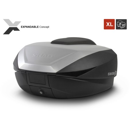 Baúl SHAD SH59X premium expandible aluminio