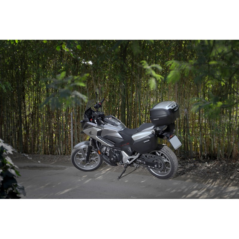 Baúl SHAD SH40 Negro/Tapa aluminio