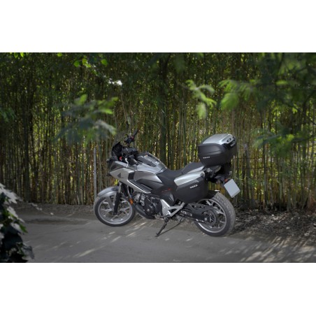 Baúl SHAD SH40 Negro/Tapa aluminio