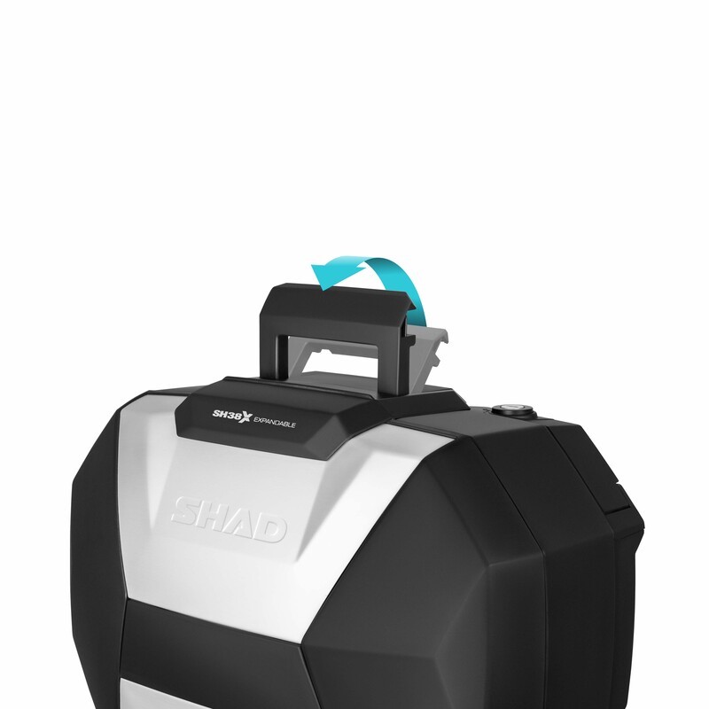 Juego de maletas laterales expandibles SHAD SH38X Aluminio
