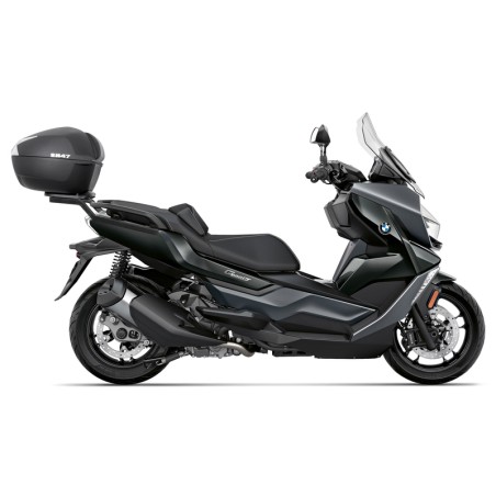 Baúl SHAD SH47 con catadióptrico blanco