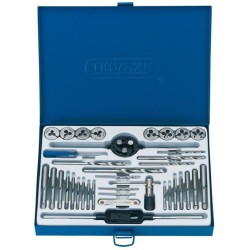 Kit machos de roscar y terrajas DRAPER 37uds