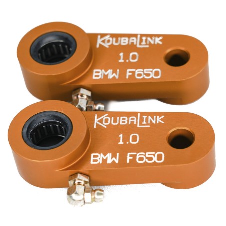 Kit de bajada KOUBALINK (25.4 mm) naranja - BMW F650 Funduro