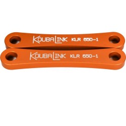 Kit de bajada KOUBALINK (31.8 mm) naranja - Kawasaki KLR650