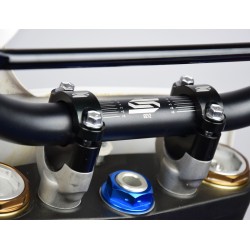 Alzas de manillar SCAR +20mm Ø28,6mm negro 2