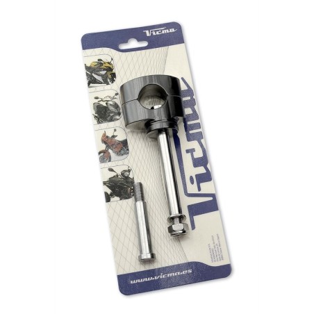 Torreta sujecion manillar negra mate exc V PARTS