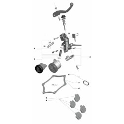 Soporte de retrovisor para bomba Magura 195 2
